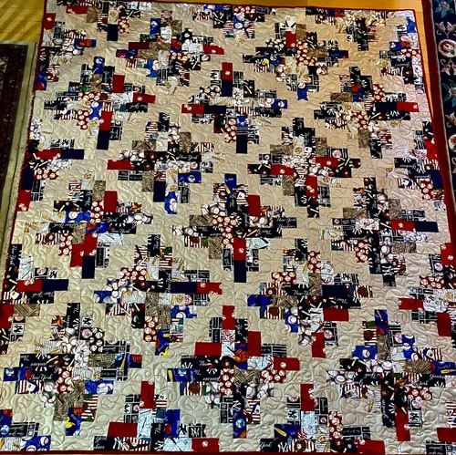 Handgefertigter Baseball New York Yankees Scrappy Patchwork Jugend/Zwillingsquilt 72" x 82"