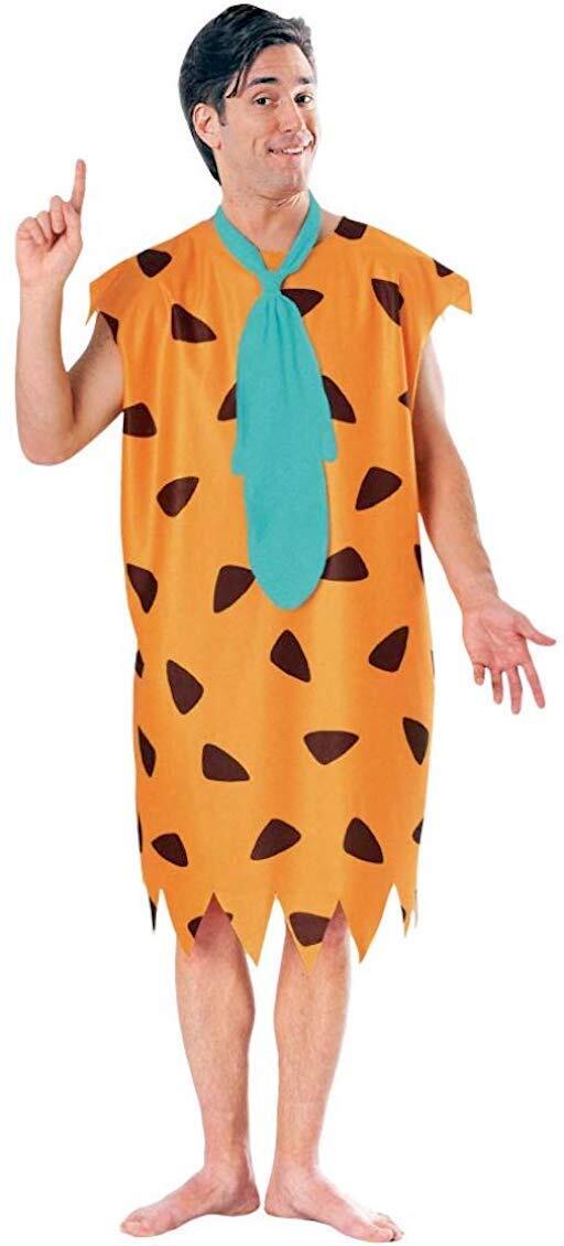 Rubie's Official Fred Flintstone Fancy Dress - Standard Size,Orange STD