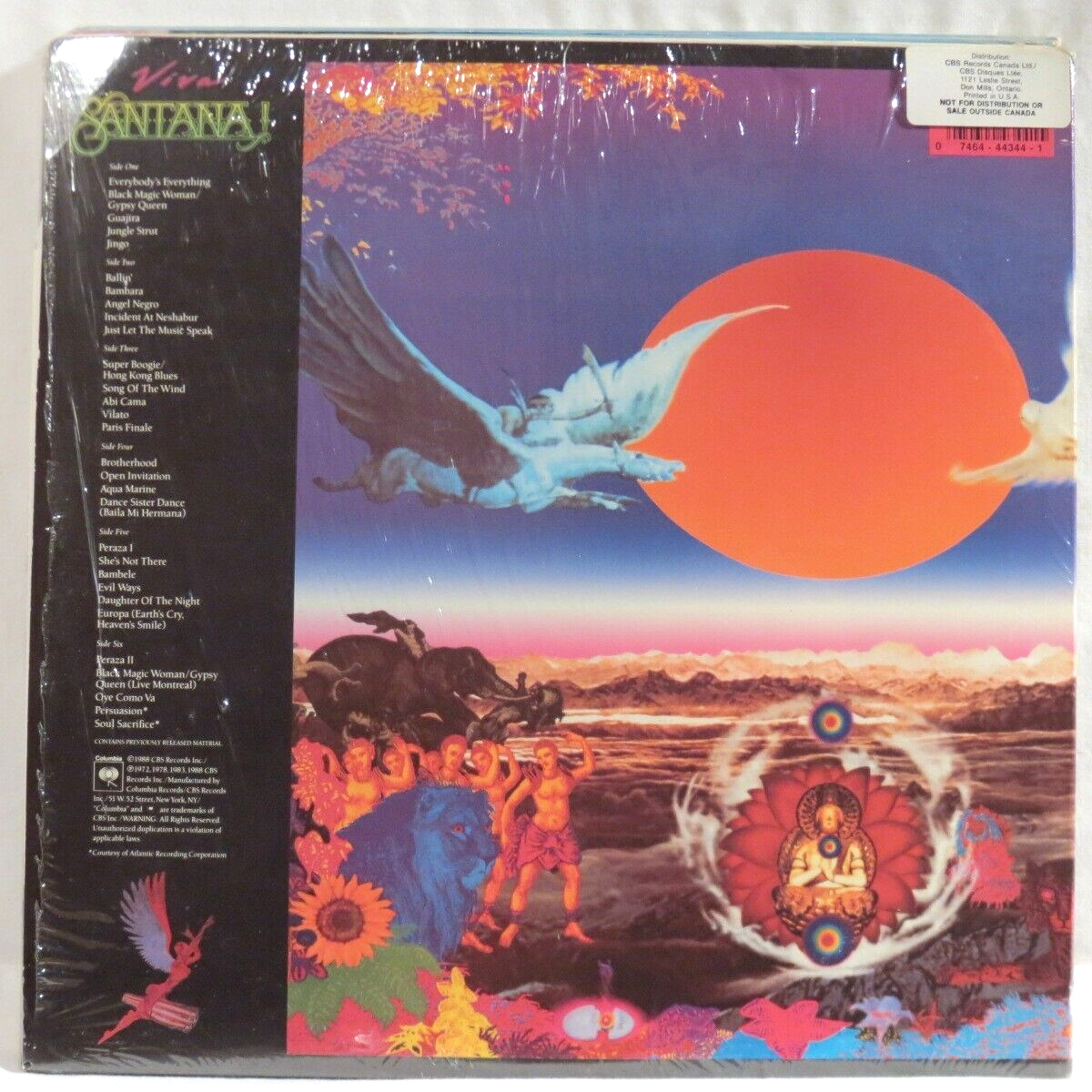 SANTANA ‎– Viva Santana! 1988 1st US Issue 3xLP SEALED Carlos | eBay