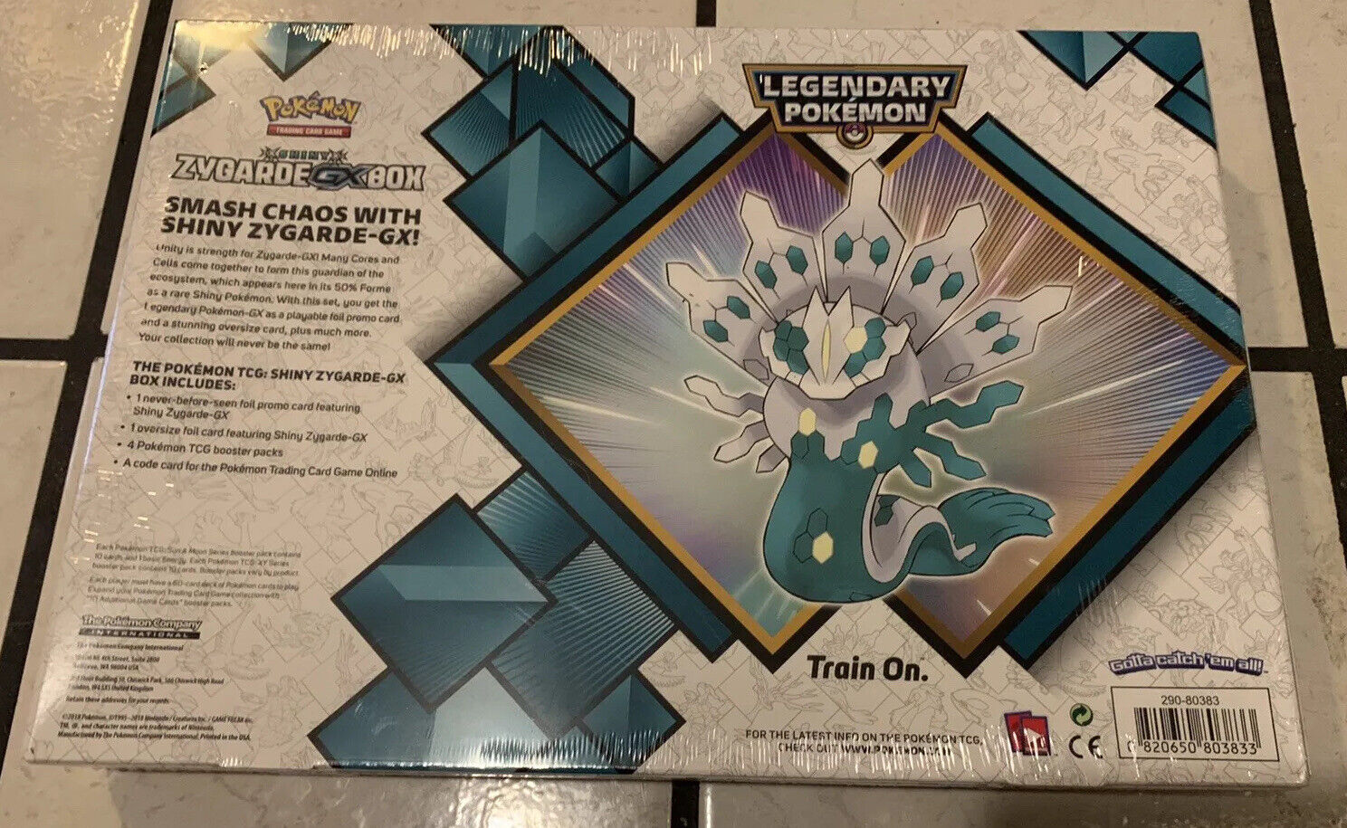 Pokemon BOX Pokemon Lendarios SHINY ZYGARDE-GX Brilhante 40819