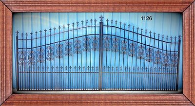 #ad On Sale #1126 Driveway Entry Gate Steel 13#x27; Inc The Post Pkg Home Residential $2590.00