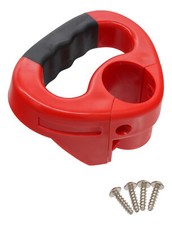 Rangiergriff Griff für 48mm Stützrad Anhänger Wohnwagen Trailer Rangierhilfe rot