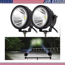 2pcs 4 Inch Super Bright Led Round Fog Driving Spot Pod Lights Atv Utv Suv Picku 2pcs 4 Inch Super Bright Led Round Fog Driving Spot Pod Lights Atv Utv Suv Picku
