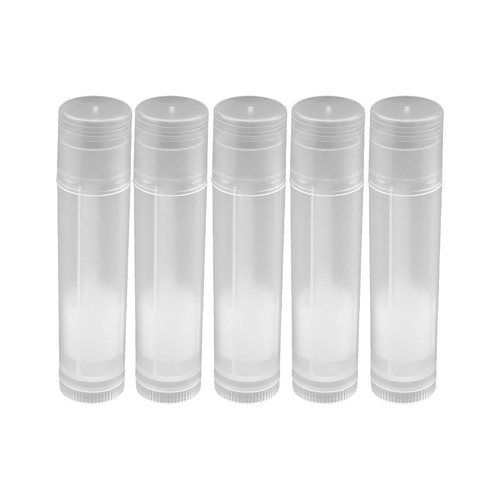 Lot 100PCS 5ml Clear Black White Empty Lipstick Lip Balm Container Tube XXL