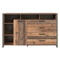 Sideboard - Old Wood Vintage - Betonoptik Sideboard Kommode Tv Sideboard