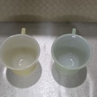 Hazel-Atlas Little Hostess Vintage Pastel Green And Yellow Cups — photo 5