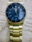 Vintage Seiko 5 Automatic 7009-3161 Gold Tone Military Dial Men's Watch |Japan