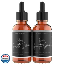 Rennora Hair Growth Serum with Organic Herbs and Natural Vitamins, Peppermint