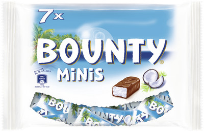 Bounty Schokoriegel 227g | Minis, Kokos | 1 Beutel (1 x 227 g)