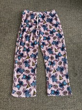 Disney Lilo and Stitch Pajama Pants Sleep Pants Womens Large Soft Fuzzy