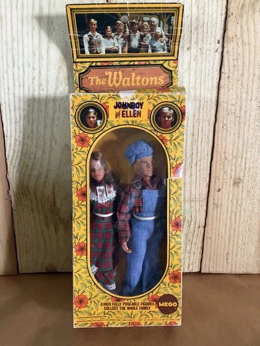 Mego The Waltons Johnboy & Ellen 8 Inch Collector Articulated Figures Marx