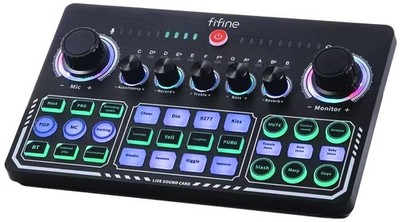 FIFINE Gaming Streaming  Audio Mixer Amplitank SC6 Bluetooth