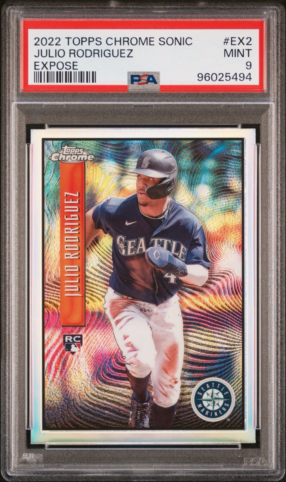 Julio Rodriguez 2022 Topps Chrome Sonic - Exposé #EX-2 (RC)