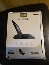 ZAGG ProFolio Bluetooth Keyboard Case Black for iPad 2/3/4 Ultra Slim Protective