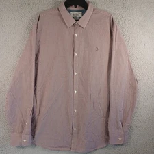 Penguin By Munsingwear Mens Button Shirt Size 2XL Multicolor Logo Long Sleeve