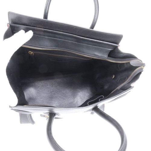 Celine Luggage Micro Shopper Bag, Harako Leather, Multicolor - Picture 12 of 15