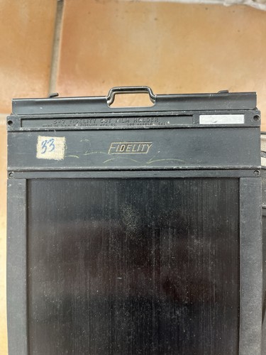 Vintage Set lot of 9 Fidelity Deluxe 5x7 Cut Film Holders