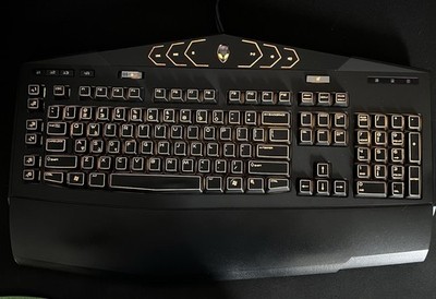 Alienware TactX Gaming Illuminated Keyboard Y-U0008-O KG900 Wired