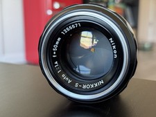 Non-Ai MINT Nikon NIKKOR S Auto 50mm F/1.4 Prime Lens From JAPAN