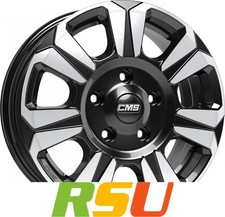 CMS C31 diamond black 6.5x16" ET60 LK5 130 ML 89.1 Alufelgen 16 Zoll