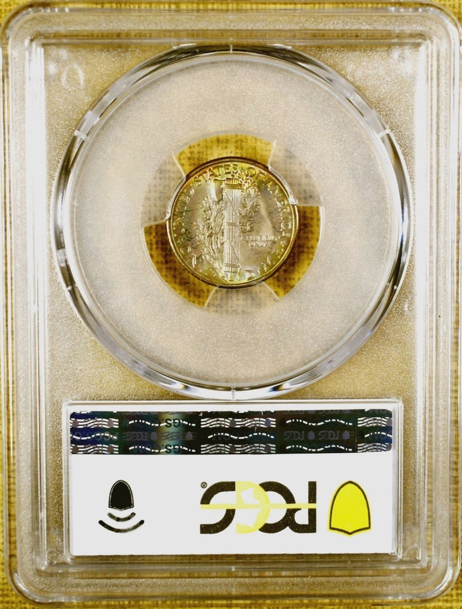 1939-D PCGS MS67 Mercury Dime - PQ !!! Looks Full Bands !!! | eBay