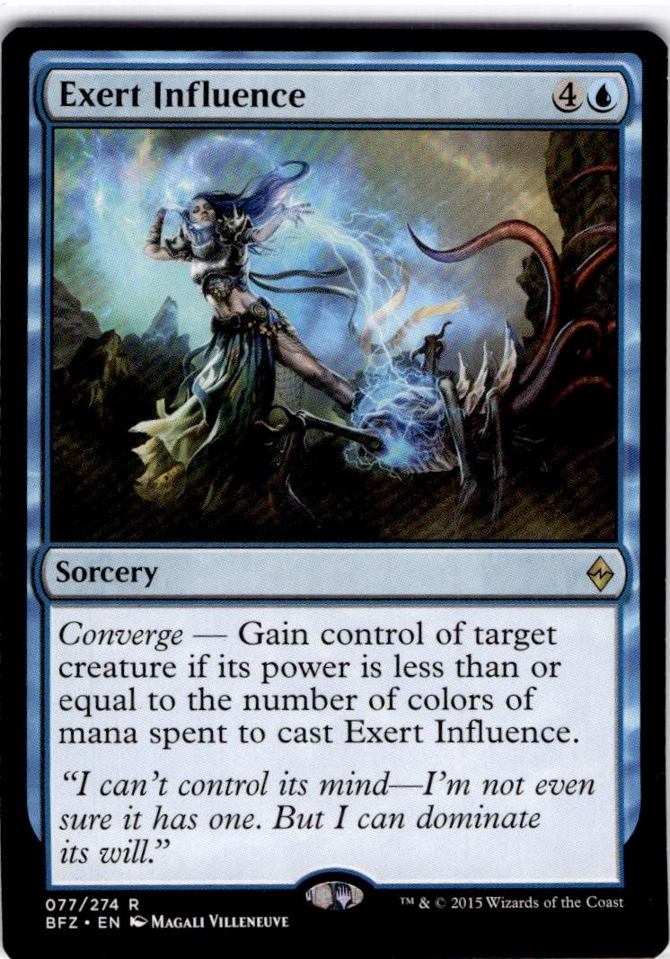 Magic The Gathering Exert Influence Rare #77