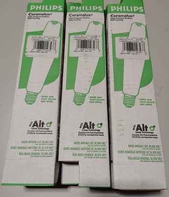 LOT of 3 NEW Philips C400S51/ALTO High pressure sodium lamp 400W 24000Hrs Life