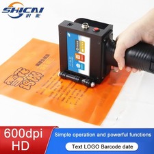 Handheld inkjet printer prints text, batch number, barcode, QR code, image, LOGO