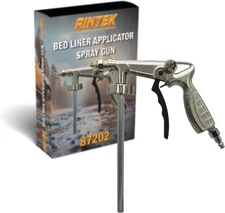 Rintek Bedliner Spray Gun w/Air Regulator - Fits 1L U-Pol Bed Linner Bottles