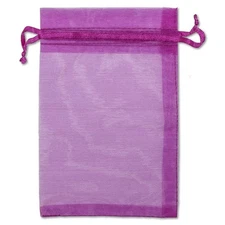 100 pcs Sheer Organza Drawstring Gift Bags, Jewelry, Wedding, Party Favor Pouch
