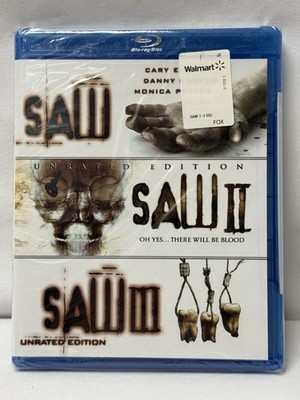 Saw I, II & III Triple Pack - Blu-ray - Brand New Sealed