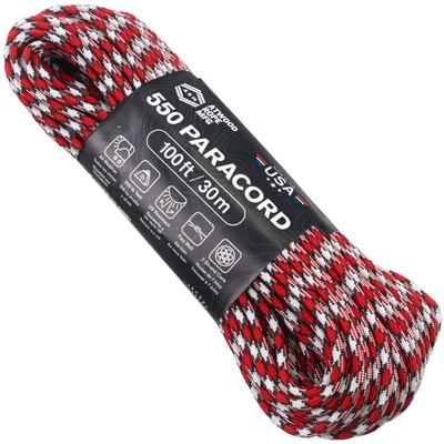 Atwood Rope 550 Paracord Fallschirmleine Seil 30m Zombie Bite - Made in USA