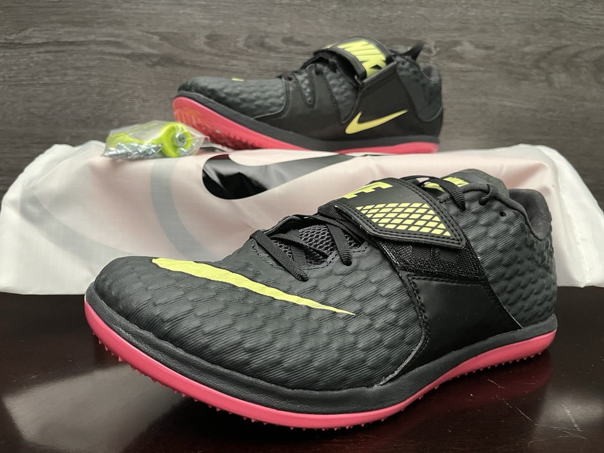 Nike Zoom HJ High Jump Elite Track Spikes Black Pink Men display picture 1