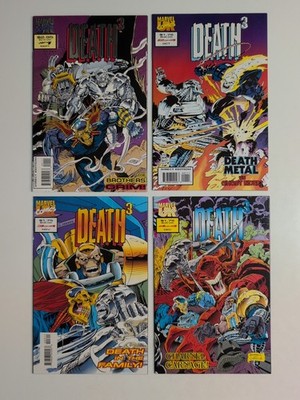 Death3 #1-4 Complete Series Marvel Comics UK 1993 NICE SET!!