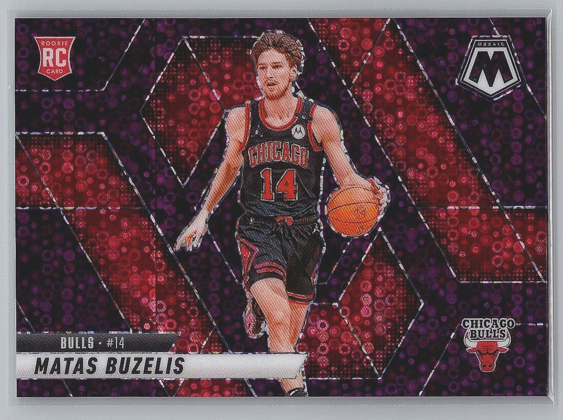 2024-25 Mosaic Rookie Variations Matas Buzelis #223 Fast Break Purple (RC) /50 *