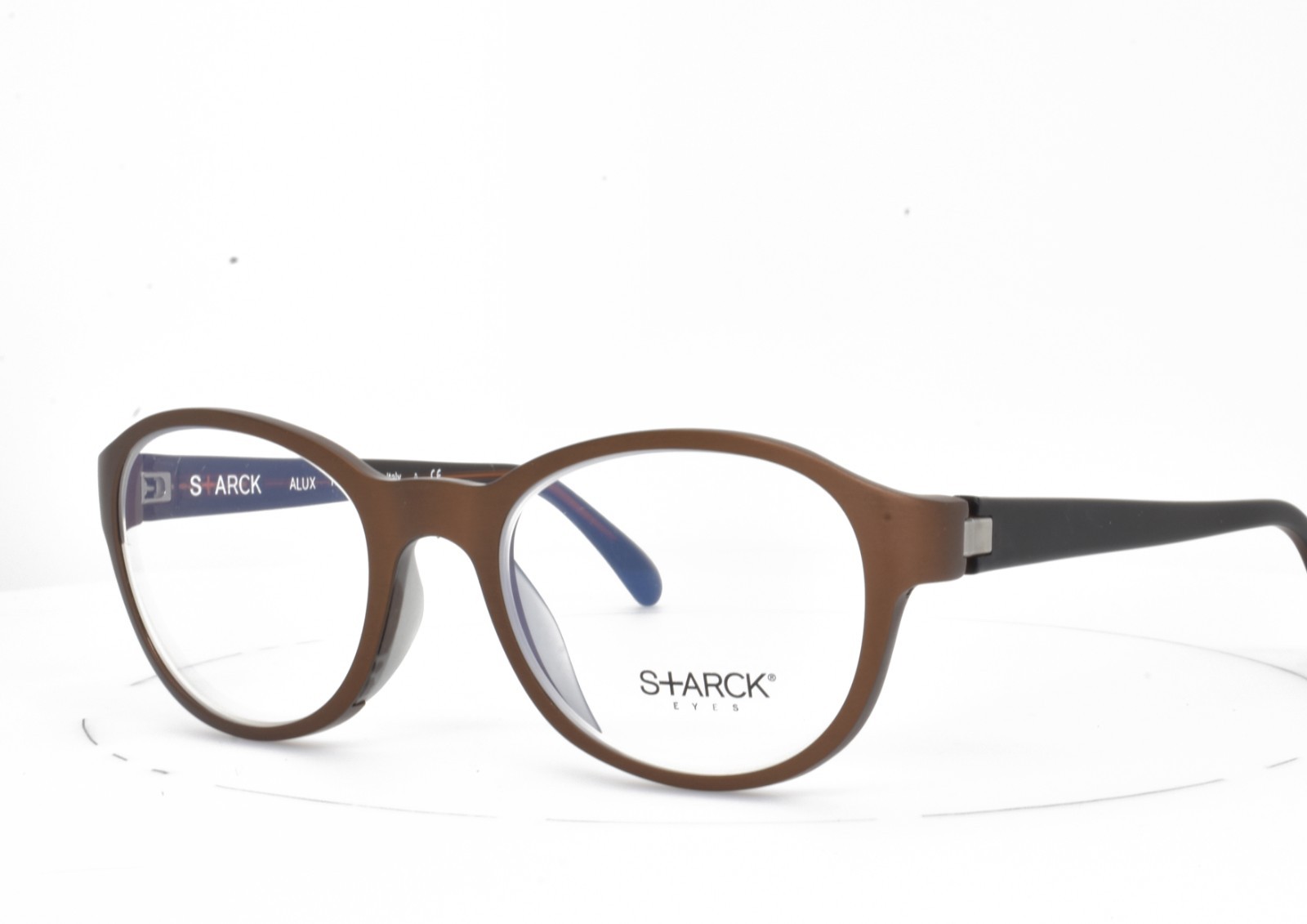 Starck Eyes Eyeglasses Oval 360 hinge Matte Brown 49-19-140 2011 02