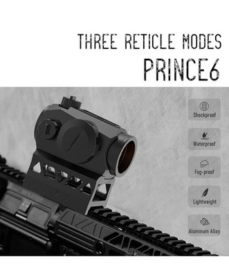 UUQ Prince6 Motion Awake Red Dot Sight 2MOA 11 Levels Brightness Red Dot Opti