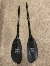 Werner Cyprus Carbon Kayak Paddle - 2 Piece Straight Shaft 215cm Standard Blade