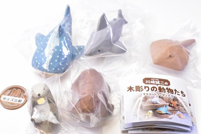 NEW Wood carved artists Seiji Kawasaki Wood carved animals Mascot
