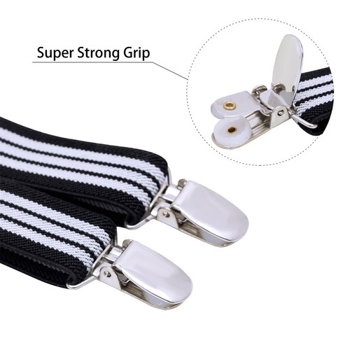 Buyless Fashion Kids Adjustable Suspenders Elastic Solid Color 1 Inch - Y Back - Picture 65 of 266