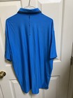 Under Armour HeatGear Loose Men's XL Blue Golf Polo Shirt Short Sleeve Collared — photo 3