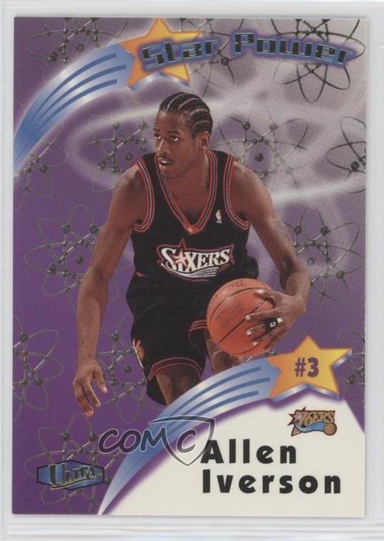 1997-98 Fleer Ultra Star Power Allen Iverson #2SP HOF 2v5