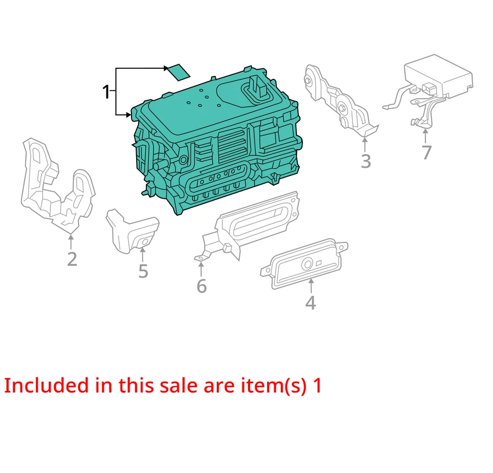 16 2016 Toyota Prius DC Power Inverter 85K Miles OEM LKQ - Image 4 of 4