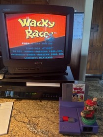 NES Nintendo Wacky Races CIB Complete in Box GENUINE AUTHENTIC TESTED RARE!!!