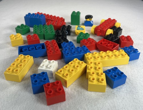 Lego Duplo Set 2997 Preschool Building Toy Bucket 35 Of 40 Pcs + Bucket EUC - Picture 3 of 15