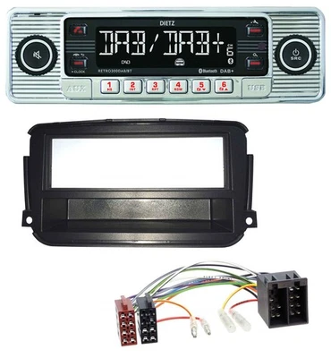 Dietz Bluetooth MP3 DAB USB Autoradio für Smart ForTwo (451, ab 2010) - Bild 1 von 4