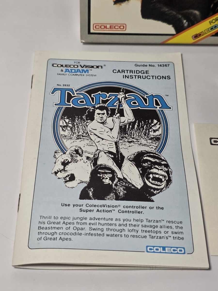 Tarzan Colecovision & ADAM Complete CIB MINTY! | eBay
