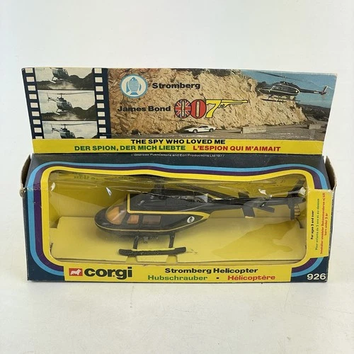 Vintage Boxed Corgi Toys 926 007 James Bond Stromberg Helicopter
