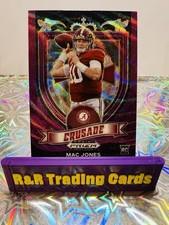 2021 Panini Prizm Draft Picks - Crusade Mac Jones #170 Purple Wave Prizm (RC)