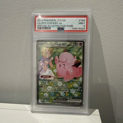 Lillie's Clefairy EX 184/159 SIR Journey Together PSA 9